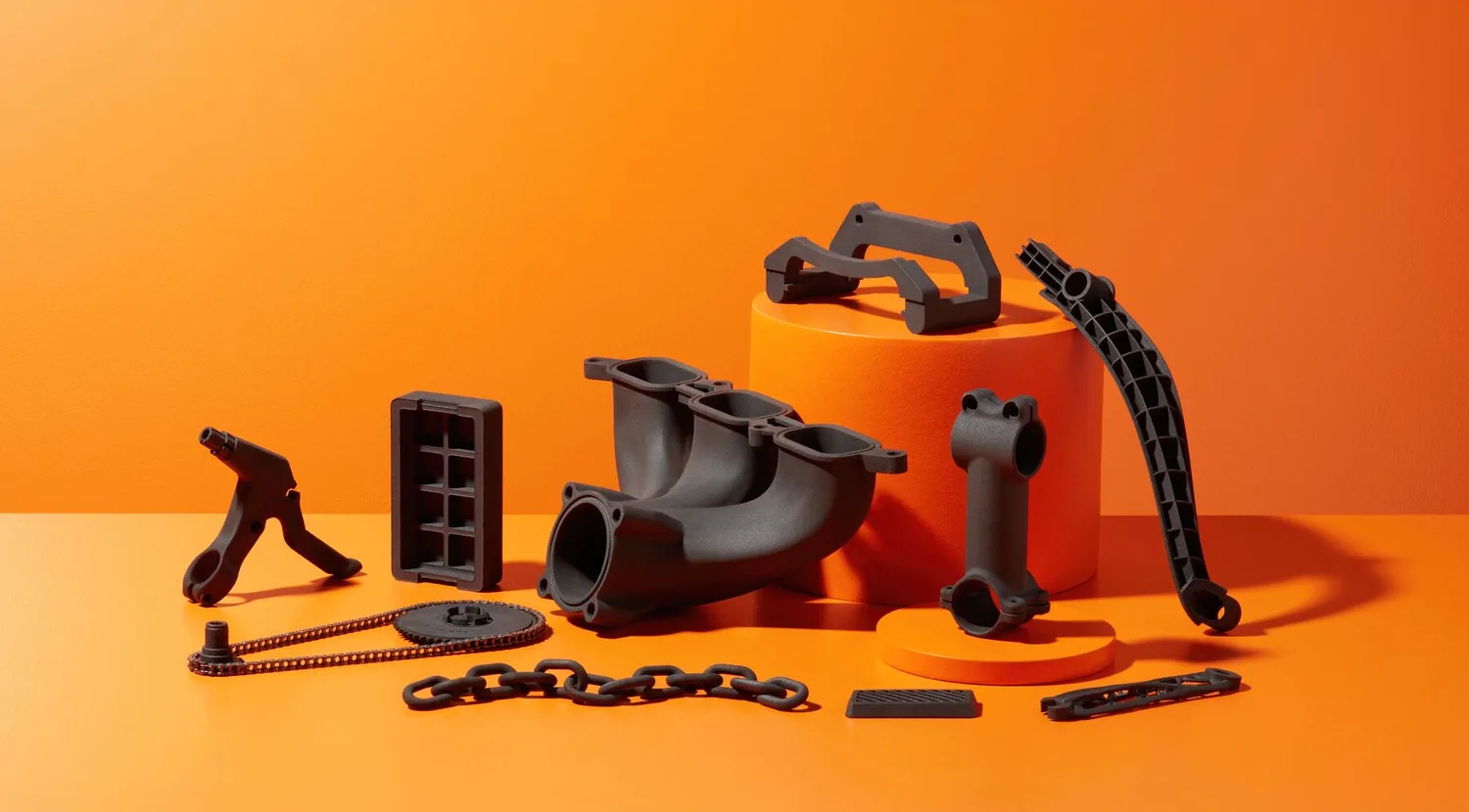 Кінцеві деталі з Nylon 11 CF, надруковані на Formlabs Fuse 1+ 30W