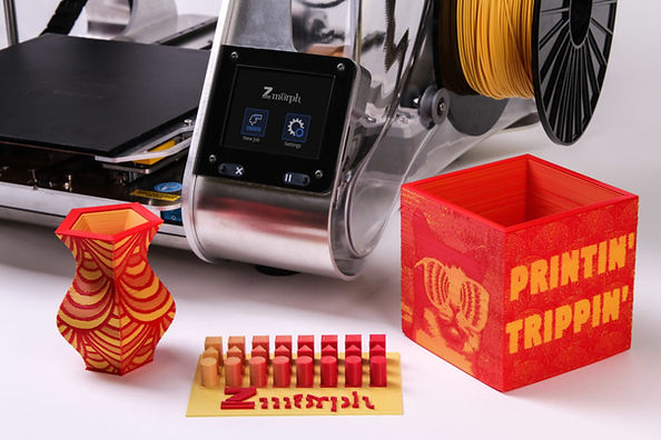 Zmorph 2.0SX 3D печать текстур