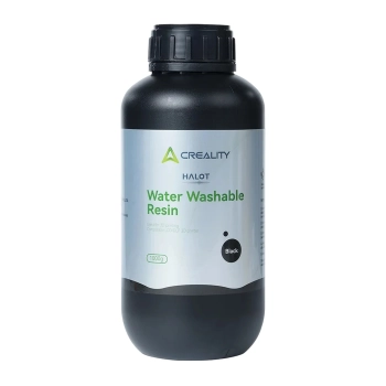 Фотополімерна смола CREALITY HALOT змивна Water Washable Resin 1кг, чорна