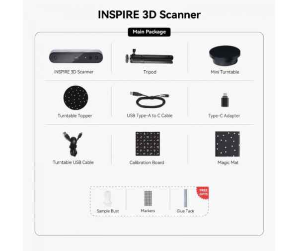 3D сканер Revopoint Inspire