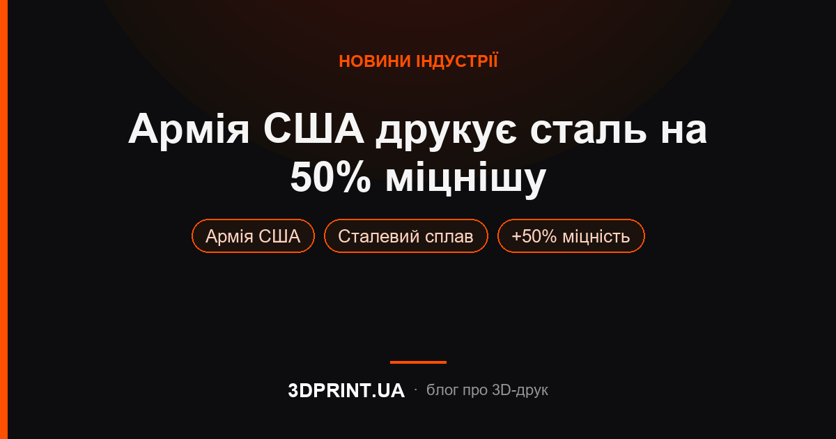 Використання 3D друку армією США