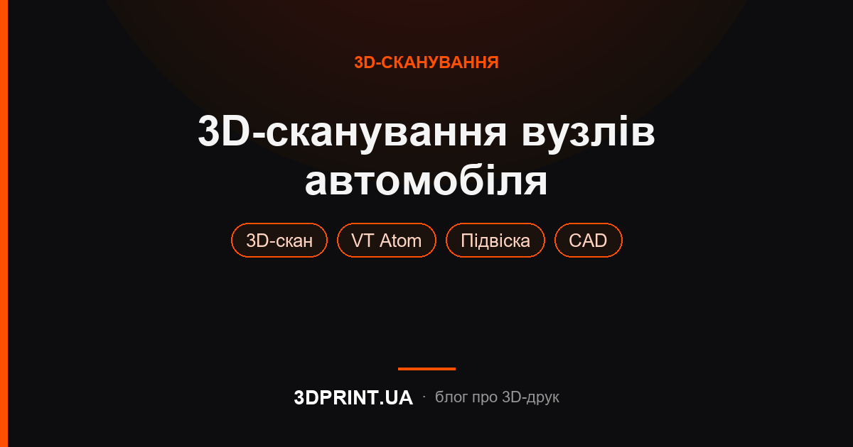3Д-сканування вузлів автомобіля